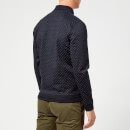 Ted Baker Men's Ruubes Jersey Bomber Jacket - Navy