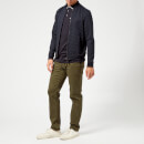 Ted Baker Men's Ruubes Jersey Bomber Jacket - Navy