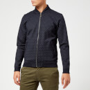Ted Baker Men's Ruubes Jersey Bomber Jacket - Navy