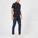 Ted Baker Men's Hapnes Bird Embroidered Polo Shirt - Navy