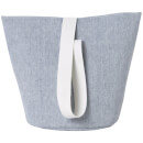 Ferm Living Basket with Webbing Strap - Medium - Blue