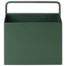 Ferm Living Wall Box - Square - Dark Green