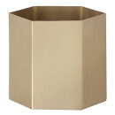 Ferm Living Hexagon Pot - Large - Brass