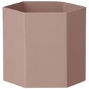 Ferm Living Hexagon Pot - Large - Rose
