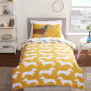 Sausage Dog Duvet Cover Set - Multi