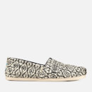 TOMS Women's Diamond Woven Alpargata Espadrilles - Black