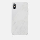 Native Union Clic Marble Metal iPhone X - White