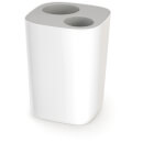 Joseph Joseph Split Bathroom Waste Separation Bin - White/Grey