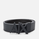 Armani Exchange Men's Leather Belt - Navy/Black