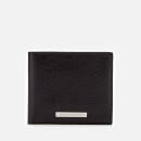 Armani Exchange Men's Tumbled Leather Bifold Wallet - Black