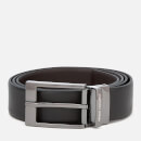 Armani Exchange Men's Leather Reversible Belt - Black/Dark Brown