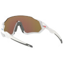 Oakley Flight Jacket Sunglasses - Polished White/Prizm Sapphire