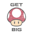Nintendo Super Mario Get Big Mushroom Women's T-Shirt - White