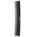 Denman Tame & Tease Styling Comb - Black (175mm)