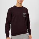 Satisfy Men's R.I.P Moth Eaten Sweatshirt - Dark Plum