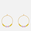 Anni Lu Women's Peppy Hoop Earrings - Lemon Drop