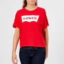 Levi's Women's Graphic T-Shirt - Sporty Housemark Chinese Red