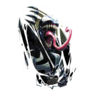 Venom Chest Burst T-shirt - Wit