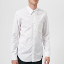 Maison Margiela Men's Plastic Pocket Poplin Shirt - White