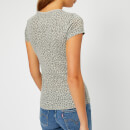 Superdry Women's Vintage Logo Aop Burn Out Entry T-Shirt - Grey Marl