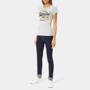 Superdry Women's Premium Goods Sport Entry T-Shirt - Grey Marl