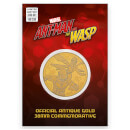 Moneda de Colección Marvel Ant-Man y la Avispa - Edición Limitada Dorada Vintage (Exclusiva de Zavvi)