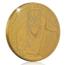 Moneda de Colección Marvel Black Panther - Edición Limitada Dorada Vintage (Exclusiva de Zavvi)