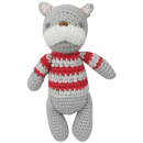 Albetta Crochet Bulldog Rattle Toy