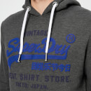 Superdry Men's Duo Hooded Sweatshirt - Charcoal