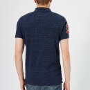 Superdry Men's Classic Pique Short Sleeve Polo Shirt - Montana Blue Grit