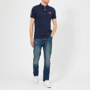 Superdry Men's Classic Pique Short Sleeve Polo Shirt - Montana Blue Grit