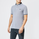 Superdry Men's City Oxford Short Sleeve Pique Polo Shirt - Grey