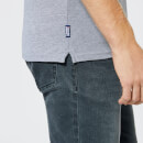Superdry Men's City Oxford Short Sleeve Pique Polo Shirt - Grey