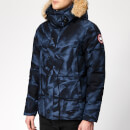 Canada Goose Men's Wyndham Parka Jacket - Blue Abstract Camo