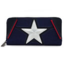 Loungefly Marvel Captain America Zip-Around Wallet