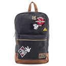 Loungefly Disney Mickey Mouse Patches Denim Backpack