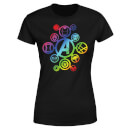 Avengers Rainbow Icon Women's T-Shirt - Black