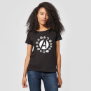 Avengers Team Logo Women's T-Shirt - Black