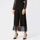 See By Chloé Women's Embellished Crepe Trousers - Black