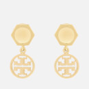 Tory Burch Women's Logo Drop Earrrings - Tory Gold