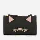 Kate Spade New York Women's Cat Mikey Wallet - Black Multi