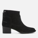 UGG Women's Bandara Suede Heeled Ankle Boots - Black