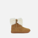 UGG Toddlers' Ramona Fluff Top Sheepskin Boots - Chestnut