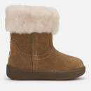 UGG Babie's Jorie II Suede Sheepskin Collar Boots - Chestnut