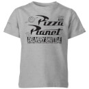 Toy Story Pizza Planet Logo Kids' T-Shirt - Grey