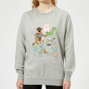 Sweat Femme Toute la Bande Toy Story - Gris