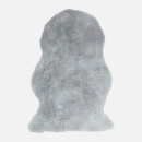 in homeware Auckland Faux Sheepskin Rug - Silver
