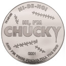 Chucky Collector's Limited Edition Coin: Silver Variant