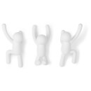 Umbra Buddy Wall Coat Hooks - White (Set of 3)