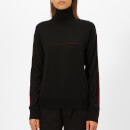 MM6 Maison Margiela Women's Lightweight Polo Knit - Black